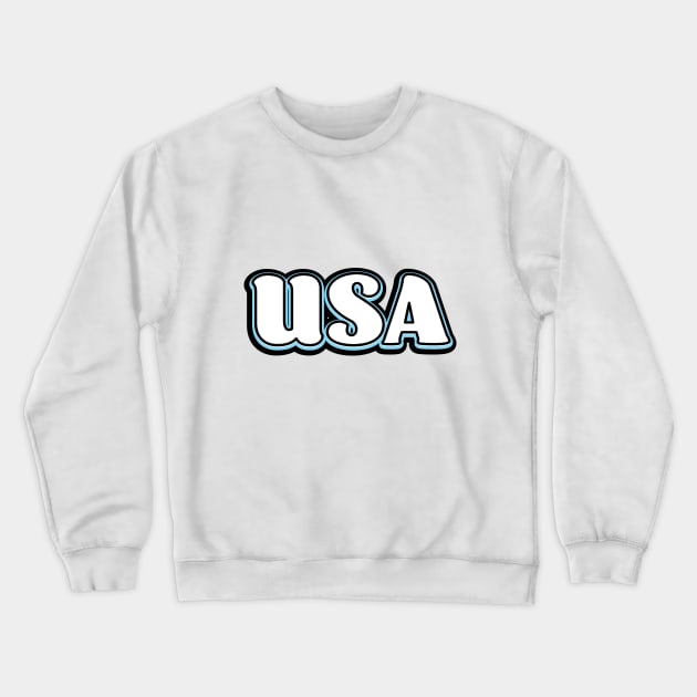 USA Crewneck Sweatshirt by nickemporium1